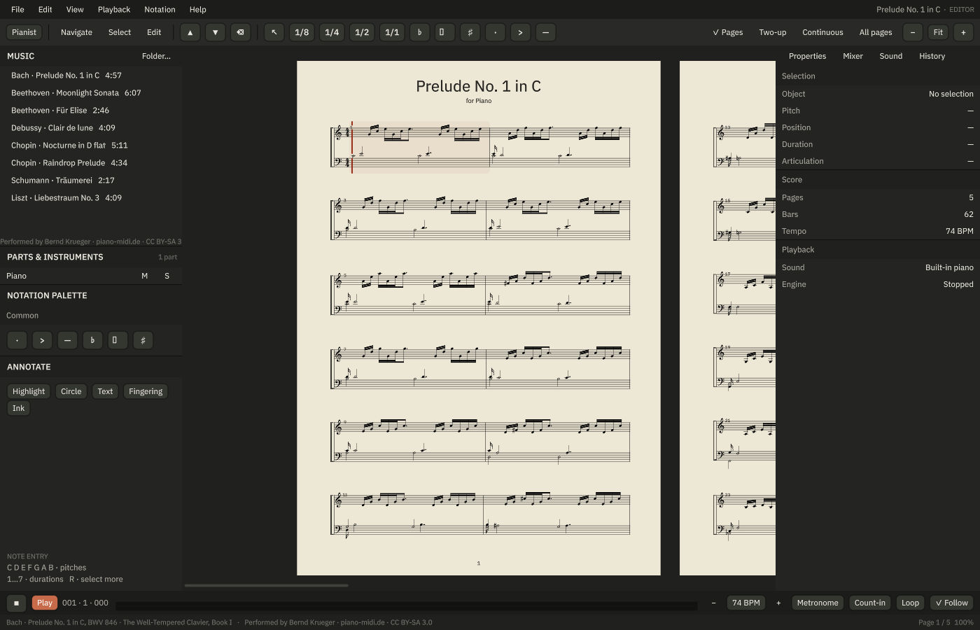 Score demo preview